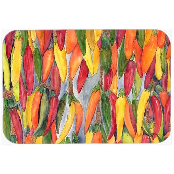 Carolines Treasures Carolines Treasures 8893LCB 15 X 12 In. Hot Peppers Glass Cutting Board Large Size - 8893LCB