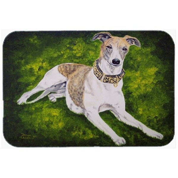 Carolines Treasures Carolines Treasures AMB1045LCB Isabella Greyhound Glass Large Cutting Board - AMB1045LCB
