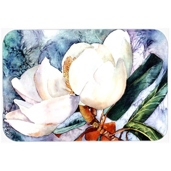 Carolines Treasures Carolines Treasures 8701LCB Magnolia Glass Cutting Board; Large - 8701LCB