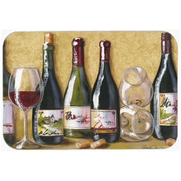 Carolines Treasures Carolines Treasures TMTR0271LCB Wine Du Vin by Malenda Trick Glass Large Cutting Board - TMTR0271LCB