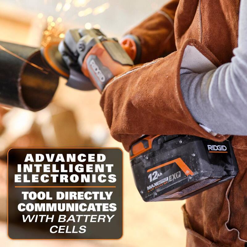Batería de litio de salida máxima RIDGID 18V 12.0 Ah EXP - AC840120