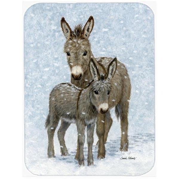 Carolines Treasures Carolines Treasures ASA2149LCB Donkeys Glass Cutting Board; Large - ASA2149LCB
