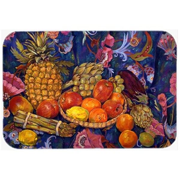Carolines Treasures Carolines Treasures DND0018LCB Fruit & Vegetables by Neil Drury Glass Large Cutting Board - DND0018LCB