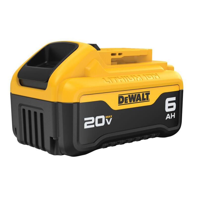 Paquete de batería de iones de litio Premium DEWALT 20V MAX de 6.0Ah - DCB206