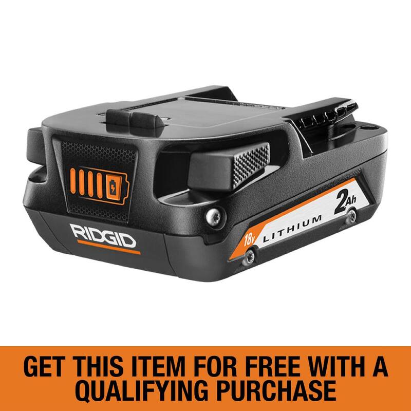 Batería de iones de litio RIDGID de 18V y 2.0 Ah - AC8400802