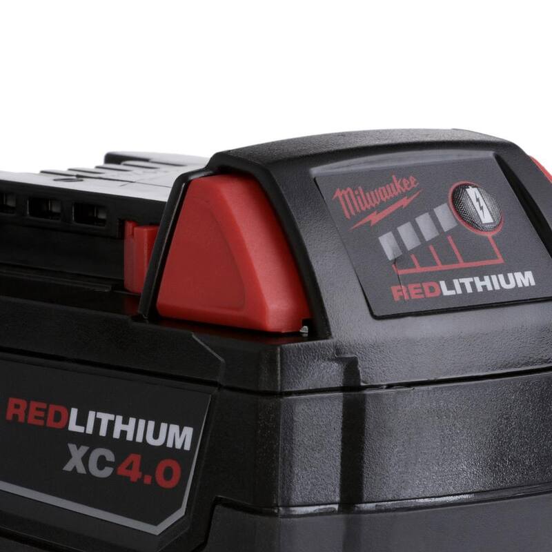 Milwaukee M18 18-Volt 4.0 Ah Batería de Litio-Ion de Capacidad Extendida XC - 48-11-1840