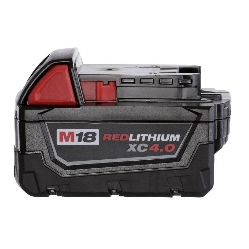 Milwaukee M18 18-Volt 4.0 Ah Batería de Litio-Ion de Capacidad Extendida XC - 48-11-1840
