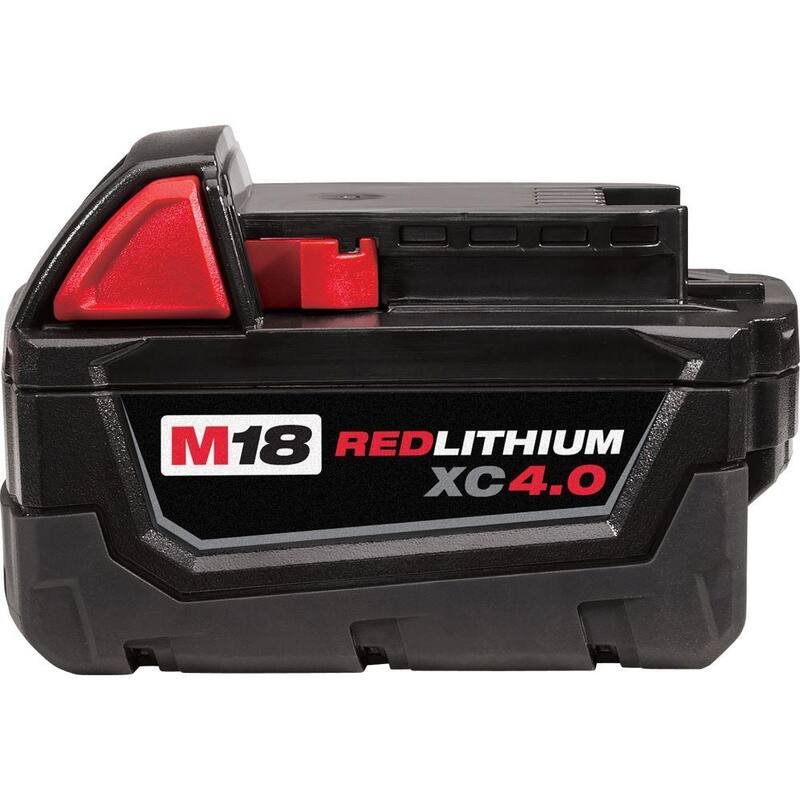 Milwaukee M18 18-Volt 4.0 Ah Batería de Litio-Ion de Capacidad Extendida XC - 48-11-1840
