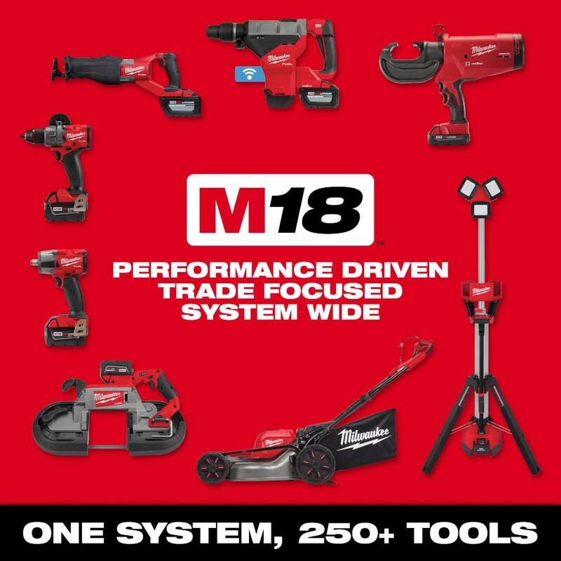 Paquete de batería Milwaukee M18 18V de iones de litio REDLITHIUM FORGE 6.0 Ah (paquete de 10) - 48-11-1861-x10