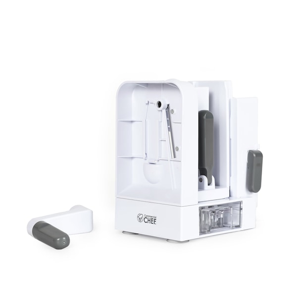Commercial Chef Vegetable Spiralizer Zucchini Zoodle Noodles Maker Set with Four Blades - CH1532