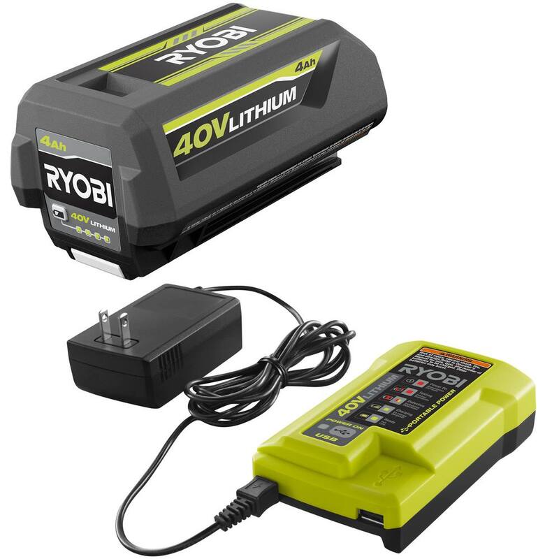Batería y cargador de iones de litio de 4.0 Ah de 40V - OP4040A-03