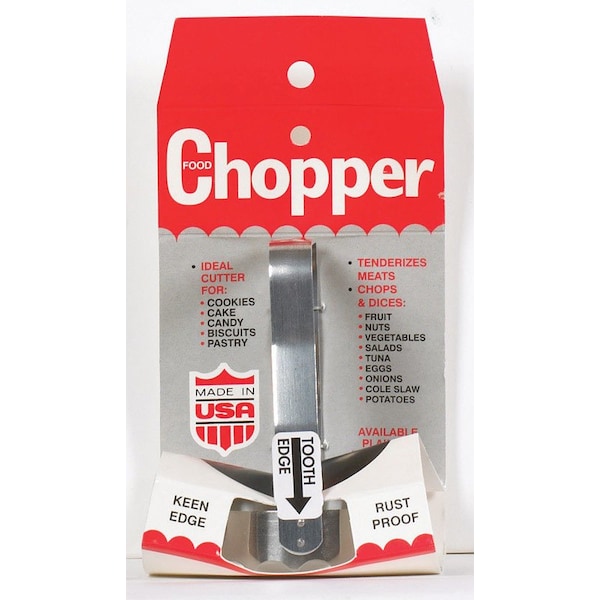 Harolds Kitchen Harold's Kitchen 3 oz Silver Stainless Steel Food Chopper - TE-60