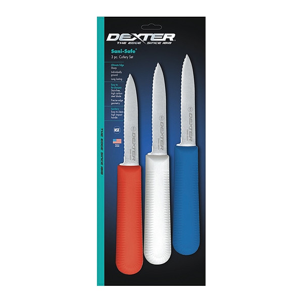 Dexter Russell Scal S104Scs In Red, White / Blue 3 Pack - 15423