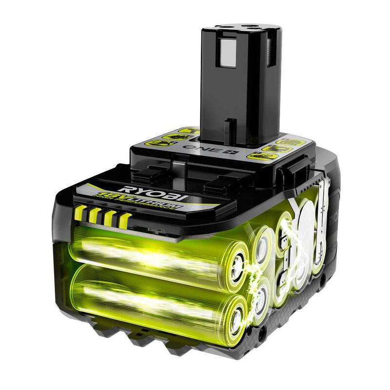 RYOBI ONE+ 18V (3) Baterías de 4.0 Ah y Kit de Inicio de Cargador de 6 Puertos - PSK063