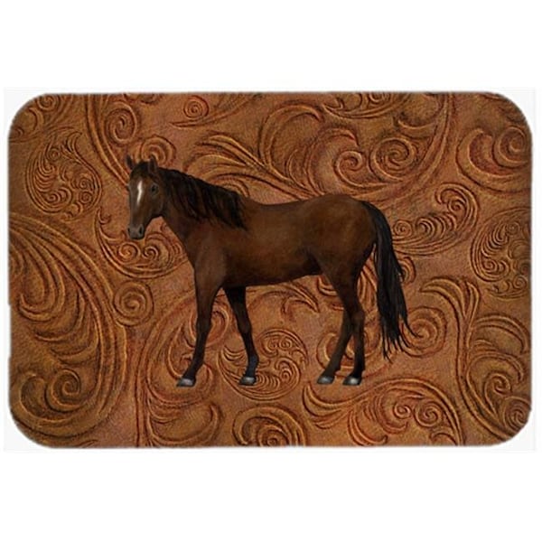 Carolines Treasures Carolines Treasures SB3066LCB Horse Glass Cutting Board Large Size - SB3066LCB
