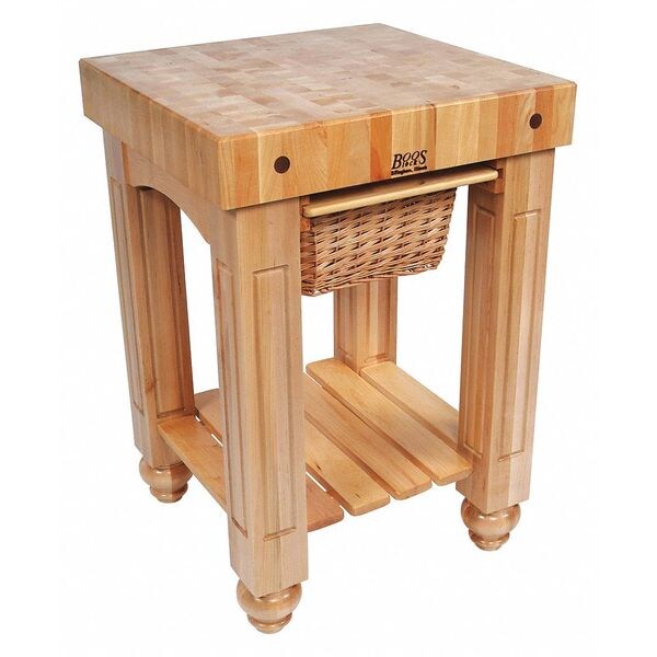 John Boos & Co Gathering Block, Natural, 24"x24"x4" - CU-GB25-N