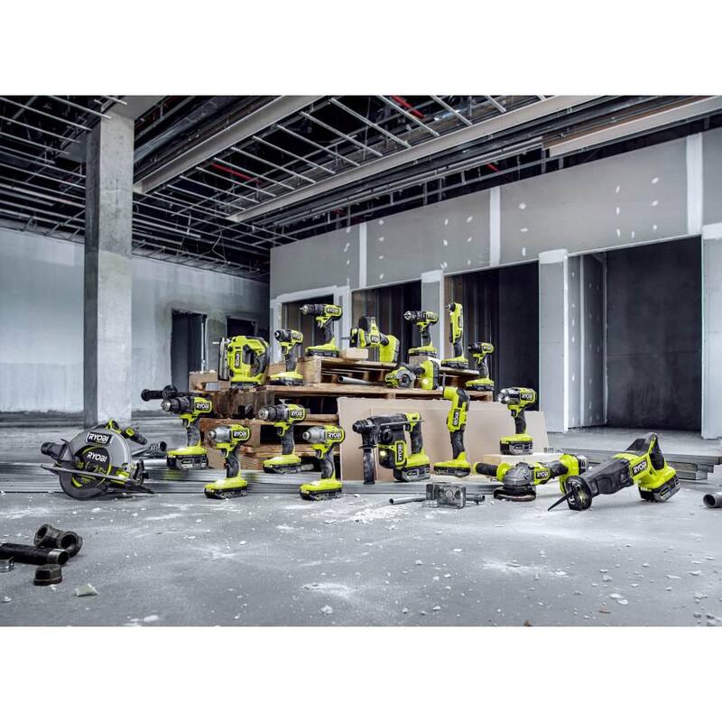 RYOBI ONE+ 18V HIGH PERFORMANCE Batería compacta de iones de litio de 2.0 Ah (paquete de 2) con batería de 2.0 Ah - PBP2003-PBP006