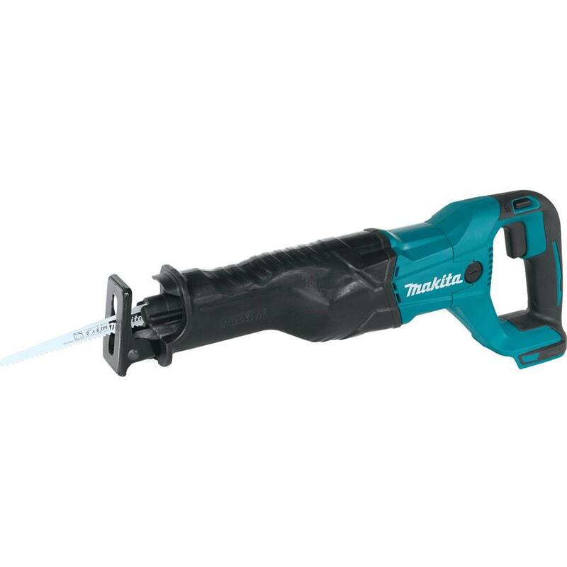 Paquete inicial de batería y cargador de iones de litio Makita 18V LXT (4.0Ah) con sierra reciproca inalámbrica de iones de litio Makita 18V LXT de regalo - BL1840BSC2XRJ04