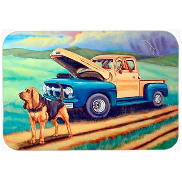 Carolines Treasures Carolines Treasures 7513LCB Bloodhound Glass Cutting Board - Large - 7513LCB