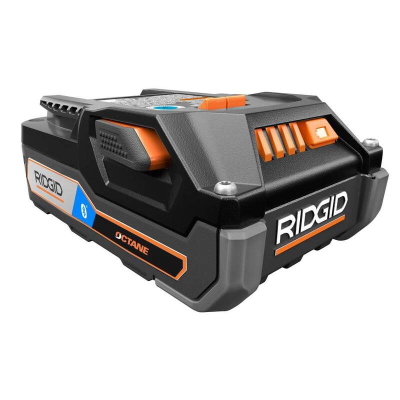 Baterías RIDGID 18V OCTANE Bluetooth 3.0 Ah (Paquete de 2) y Kit de Cargador con Bolsa de Herramientas - AC806