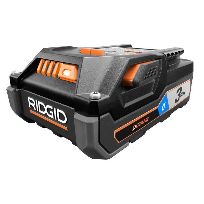 Baterías RIDGID 18V OCTANE Bluetooth 3.0 Ah (Paquete de 2) y Kit de Cargador con Bolsa de Herramientas - AC806