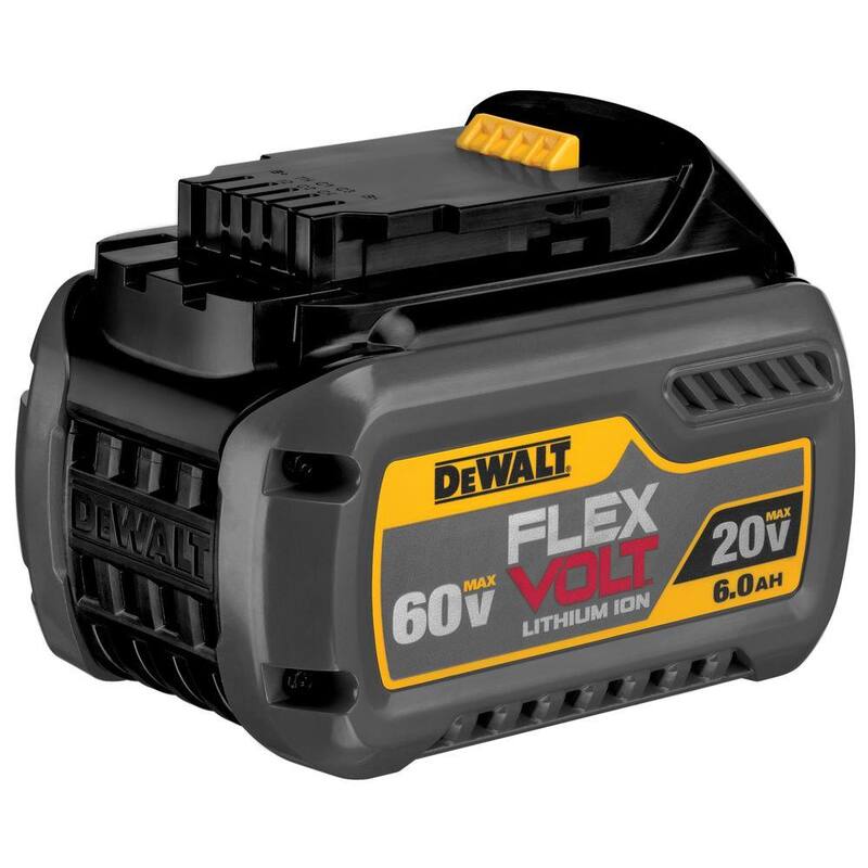 Batería de litio DEWALT FLEXVOLT 20V/60V MAX 6.0Ah (paquete de 8) - DCB606-8.