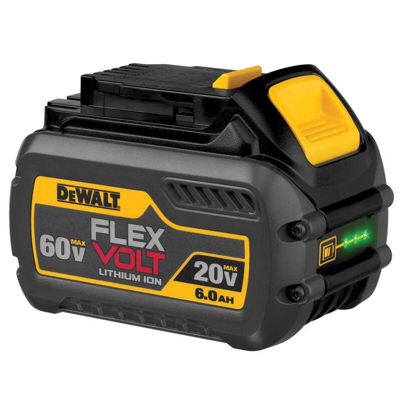 Batería de litio DEWALT FLEXVOLT 20V/60V MAX 6.0Ah (paquete de 8) - DCB606-8.