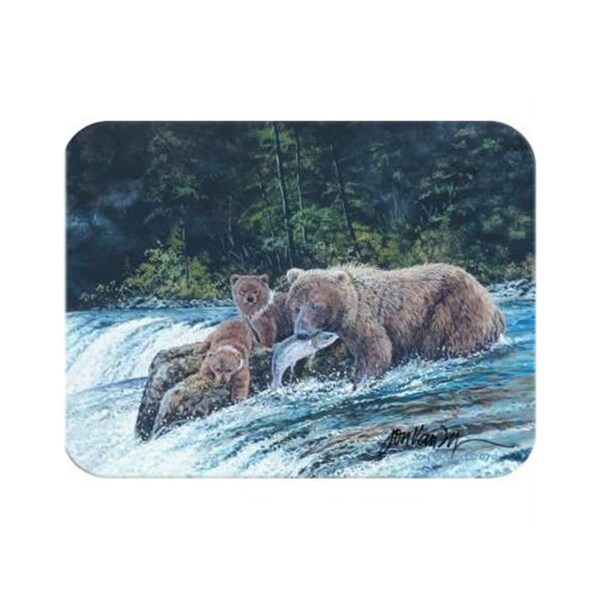 Mcgowan Mfg Co McGowan  Tuftop Vanzyle-Grizzly Fishing Cutting Board- Small - TT70011