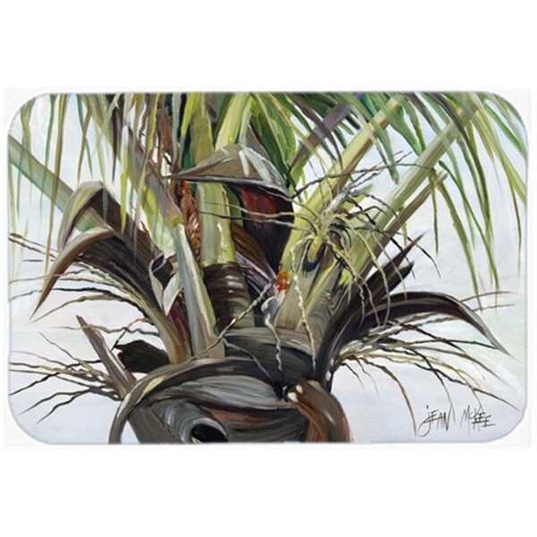 Carolines Treasures Carolines Treasures JMK1130LCB Top Palm Tree Glass Cutting Board; Large - JMK1130LCB