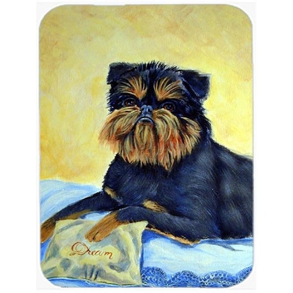 Carolines Treasures Carolines Treasures 7146LCB 15 x 12 in. Brussels Griffon Glass Cutting Board - Large - 7146LCB