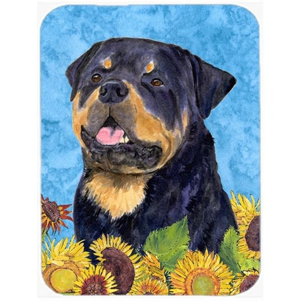 Carolines Treasures Carolines Treasures SS4158LCB Rottweiler; Glass Cutting Board - Large - SS4158LCB