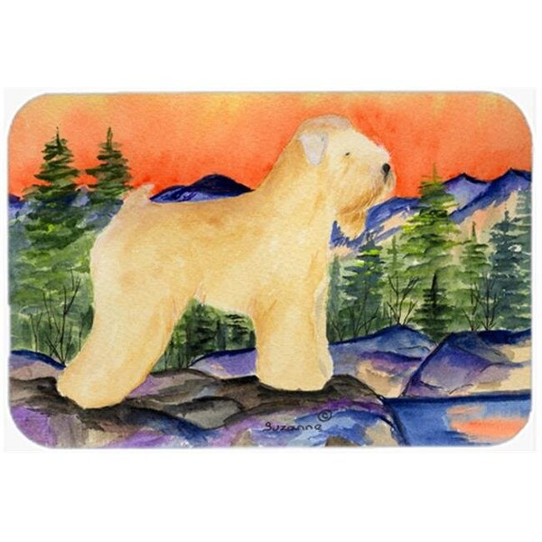Carolines Treasures Carolines Treasures SS8182LCB Wheaten Terrier Soft Coated Glass Cutting Board - Large; 15 H x 12 L in. - SS8182LCB
