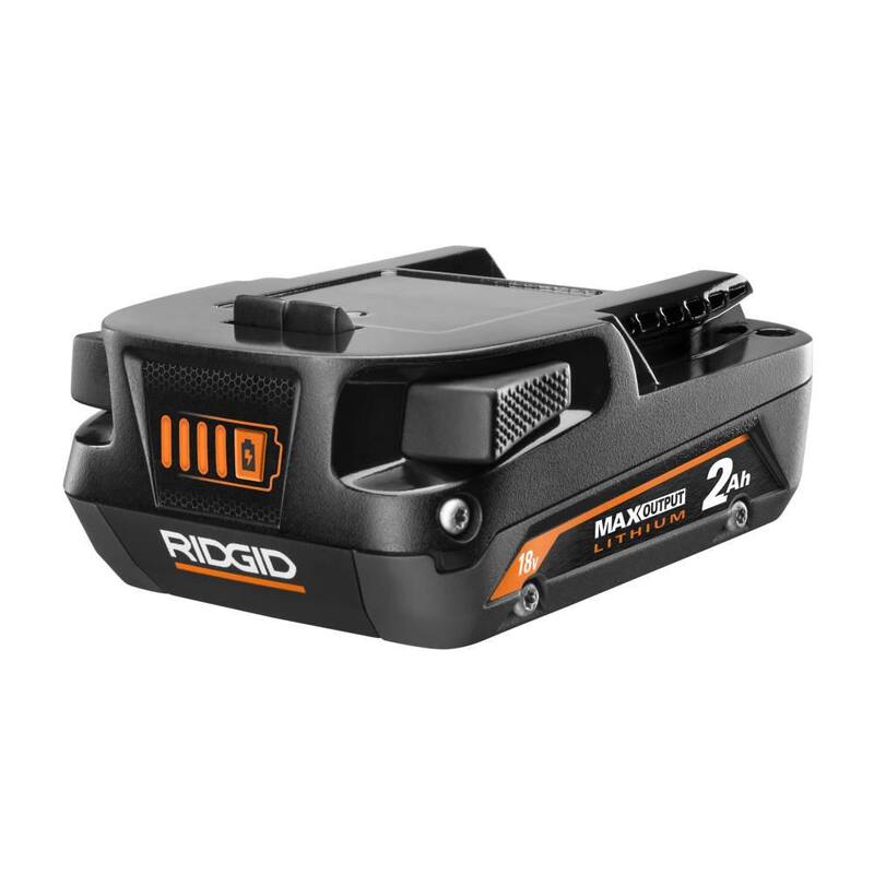 Batería de litio de salida máxima RIDGID 18V 2.0 Ah - AC840020
