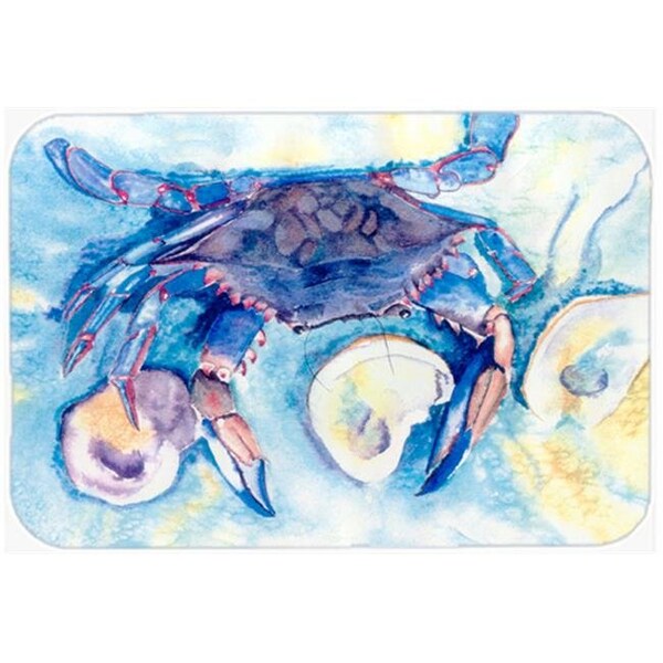 Carolines Treasures Carolines Treasures 8042LCB 15 x 12 in. Crab Glass Cutting Board - Large - 8042LCB