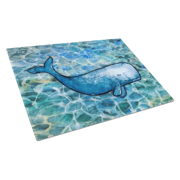 Carolines Treasures Sperm Whale Cachalot Glass Cutting Board Large - BB5354LCB