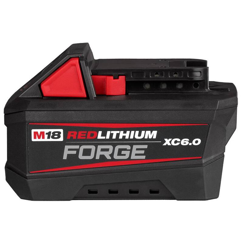Paquete de baterías Milwaukee M18 18V de iones de litio REDLITHIUM FORGE 6.0 Ah (paquete de 8) - 48-11-1861-x8