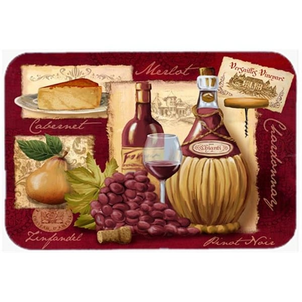 Carolines Treasures Carolines Treasures PTW2046LCB Wine And Cheese Glass Cutting Board; Large - PTW2046LCB