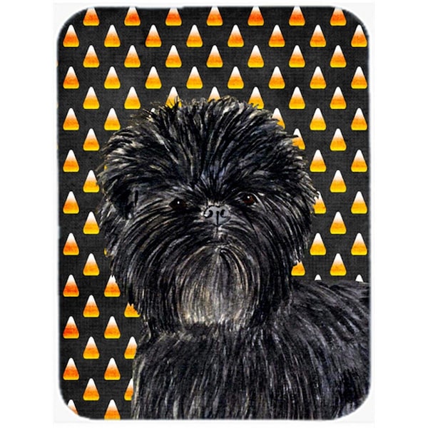 Carolines Treasures Affenpinscher Candy Corn Halloween Portrait Glass Cutting Board - Large - SS4304LCB