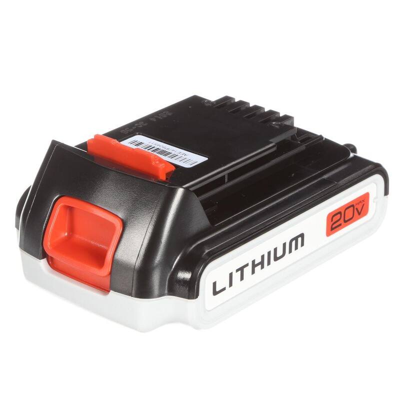 Batería de iones de litio de 20V 1.5Ah MAX (paquete de 2) - Cargador no incluido - LBXR20-OPE2