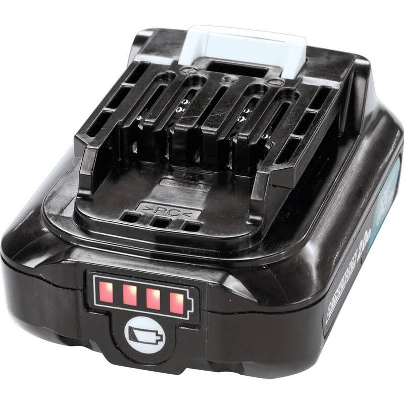 Paquete de inicio de batería compacta de iones de litio Makita 12V max CXT 2.0Ah y cargador - BL1021BDC1