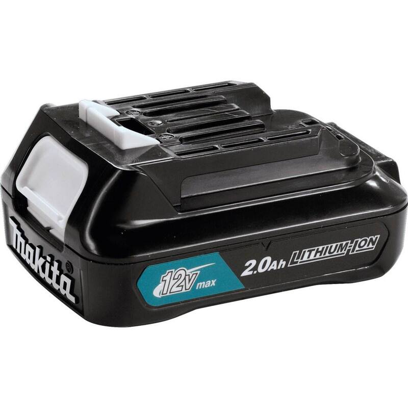 Paquete de inicio de batería compacta de iones de litio Makita 12V max CXT 2.0Ah y cargador - BL1021BDC1