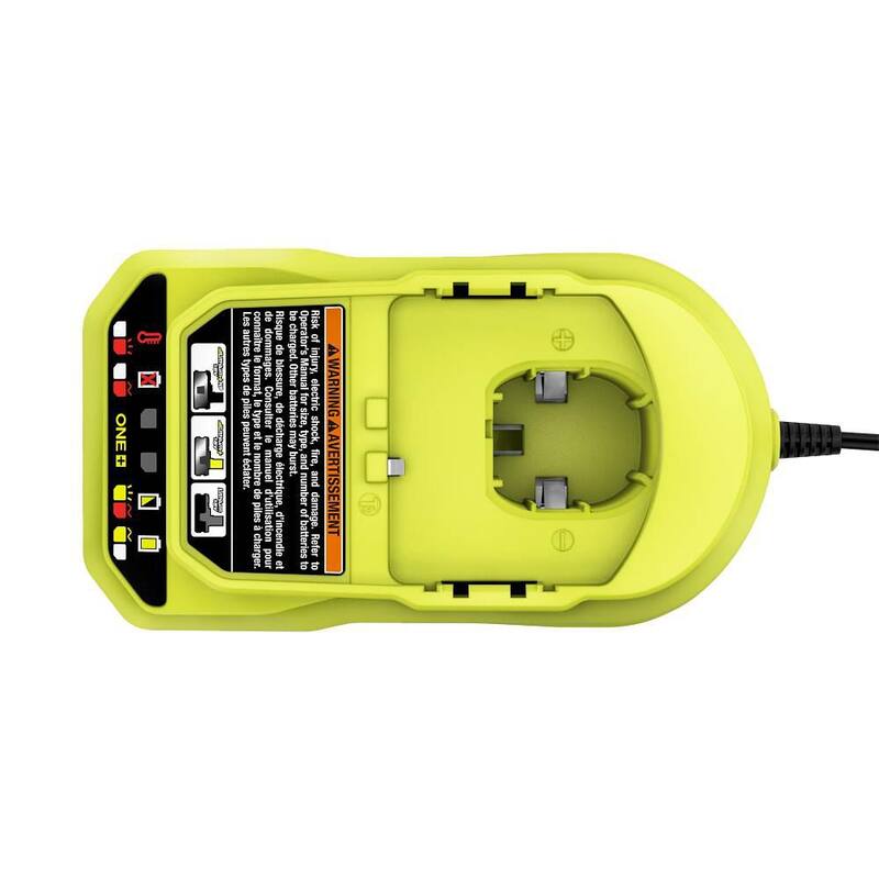 Cargador de iones de litio de 18V ONE+ de RYOBI con batería de alto rendimiento de 6.0 Ah (paquete de 2) - PCG002-PBP2007