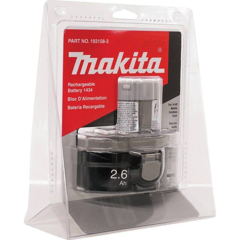 Batería estilo pod de Ni-MH de 14.4V de Makita 2.6Ah - 193158-3