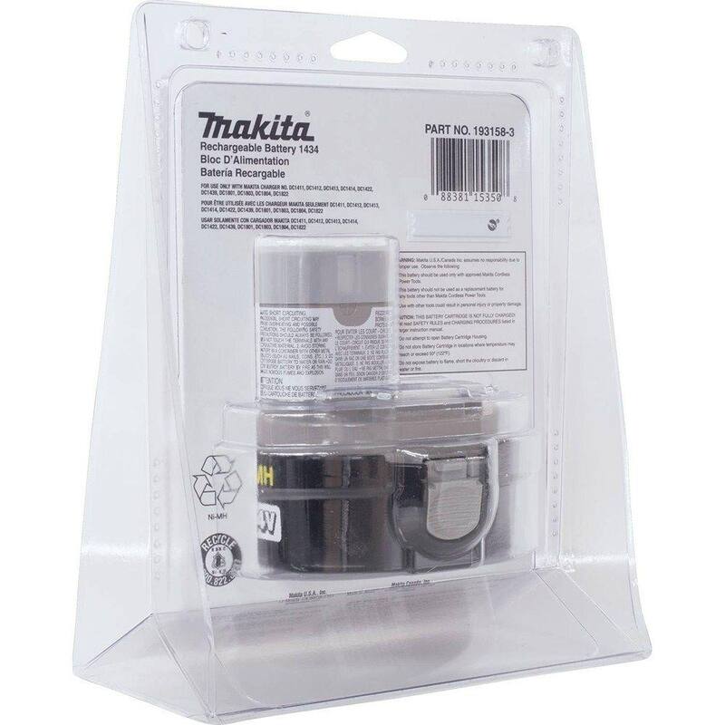 Batería estilo pod de Ni-MH de 14.4V de Makita 2.6Ah - 193158-3