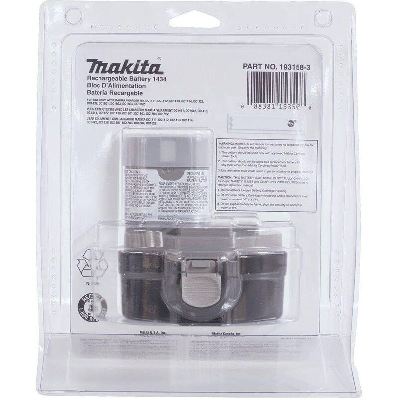 Batería estilo pod de Ni-MH de 14.4V de Makita 2.6Ah - 193158-3