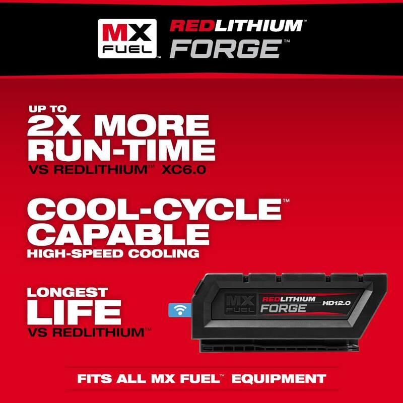 Batería Milwaukee MX FUEL REDLITHIUM FORGE HD 12.0 (Paquete de 2) - MXFHD812-MXFHD812