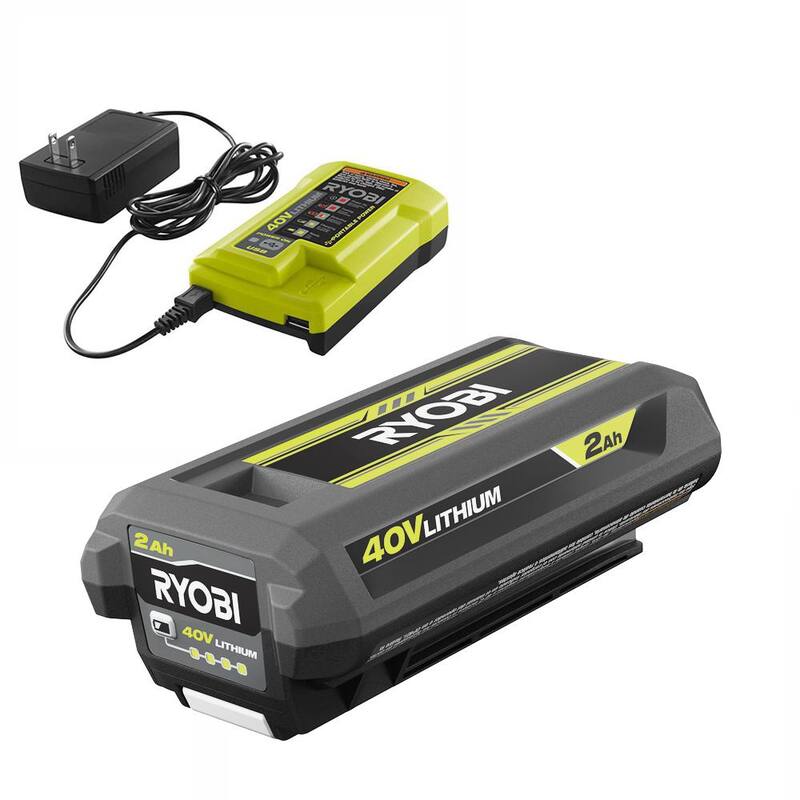 Batería de 40V de Iones de Litio de 2.0 Ah y Cargador - OP4020A-03