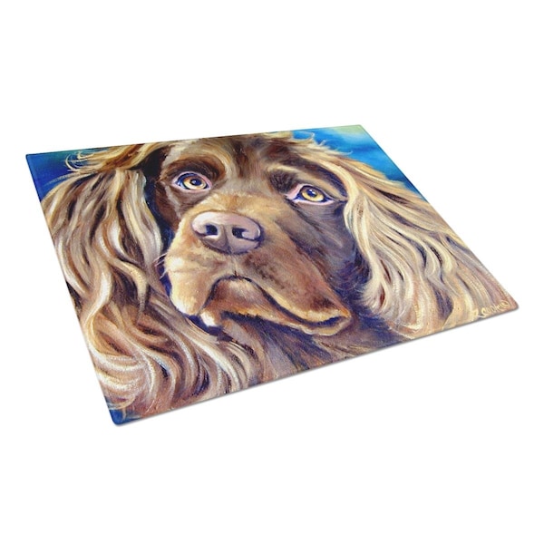 Carolines Treasures Boykin Spaniel Glass Cutting Board Large - 7402LCB