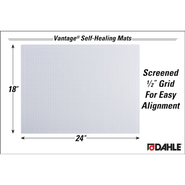 Vantage Self-Healing Cutting Mats, 18"x2, PK12 - 10682