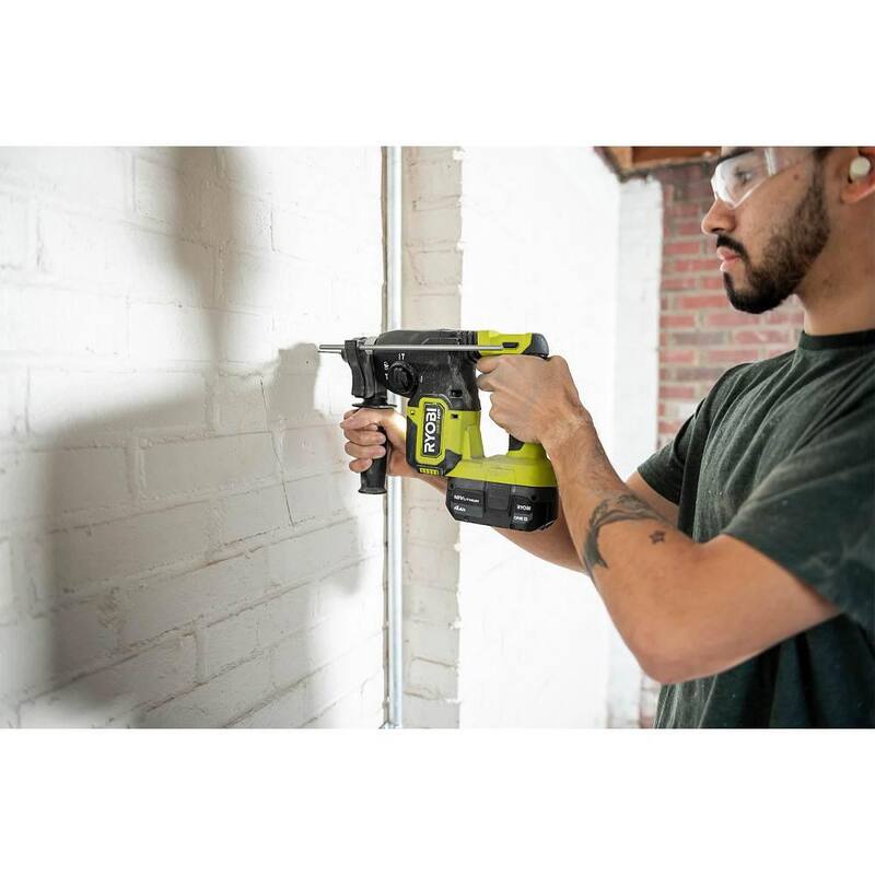 RYOBI 18V ONE+ (2) Baterías de iones de litio de 4.0 Ah con cargador de 18V - PCL104K2N